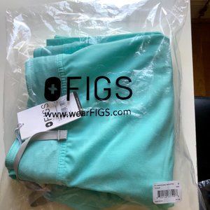 NWT Figs Livingston scrub pants SP Fresh Aqua